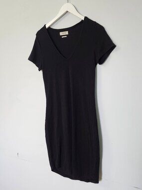 Aritzia Black Knit Dress